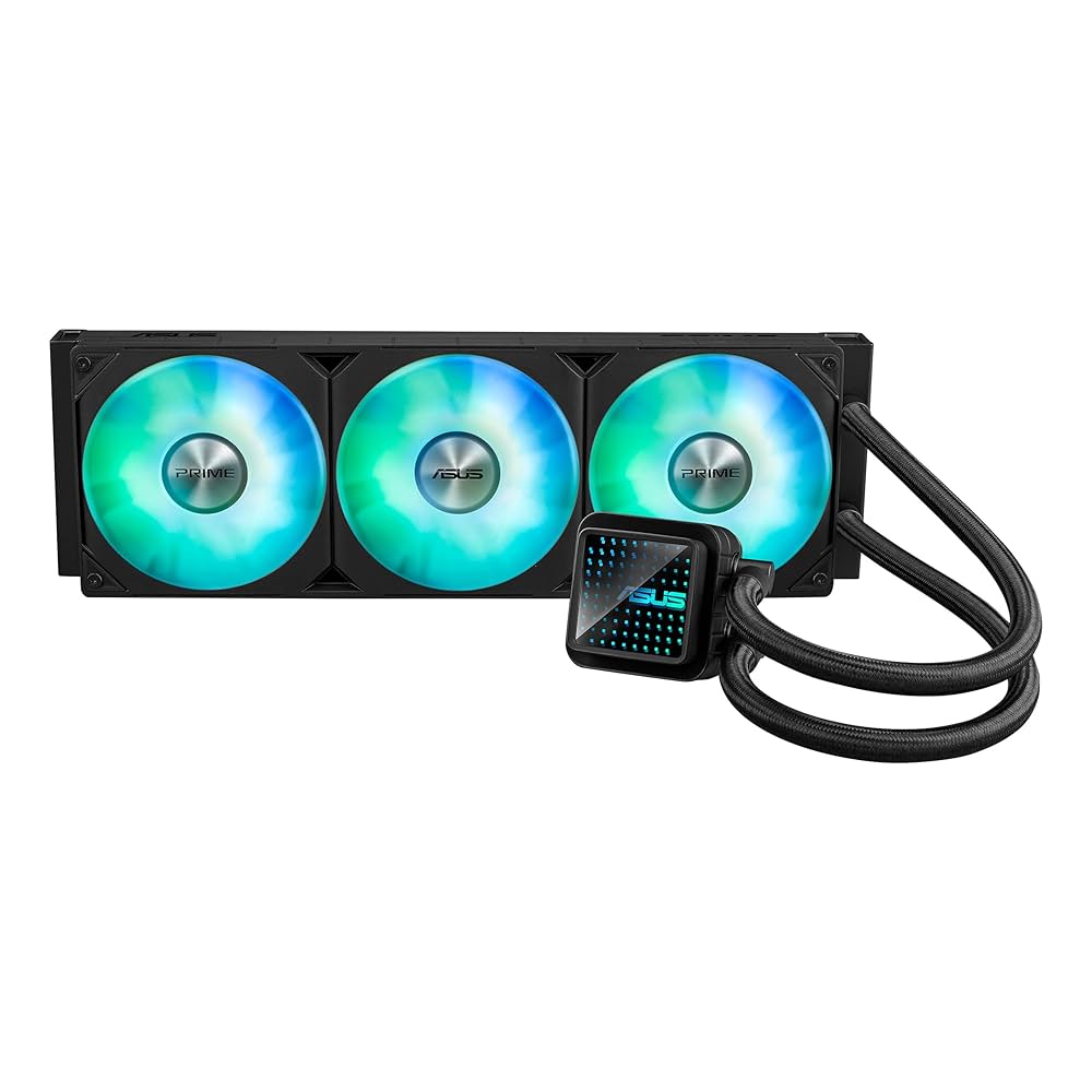 Amazon | ASUS CPUクーラー 360mm オールインワン AIO 水冷 ASUS